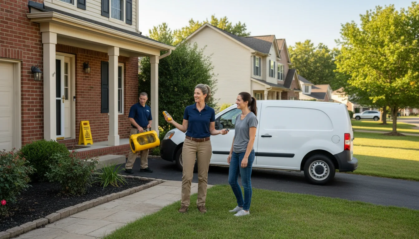Water restoration image for Home Water Damage Repair in Scotts, MI